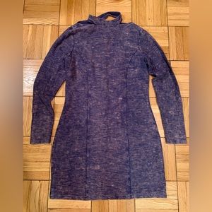 Never worn Free People bodycon longsleeve dress with cut-out